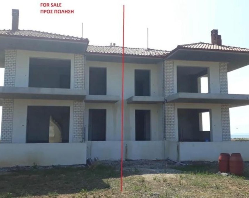 Maisonette nefinisată în Agios Mamas, Chalkidiki